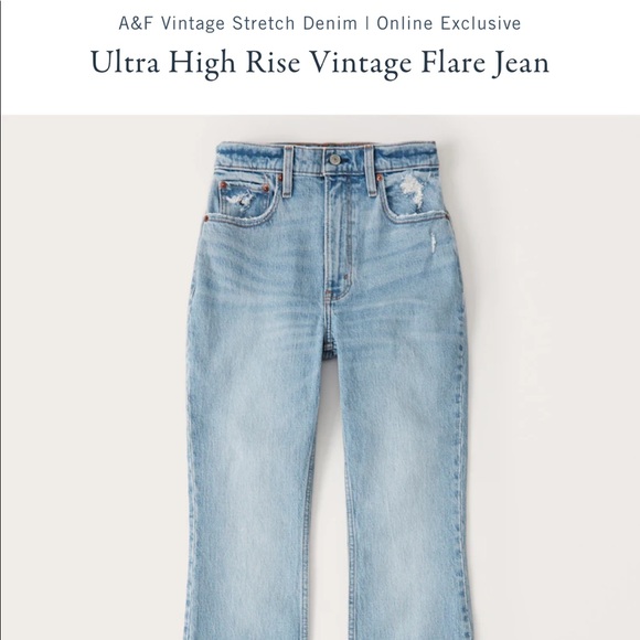 Ultra High Rise Vintage Flare Jean - 27S - Picture 1 of 6